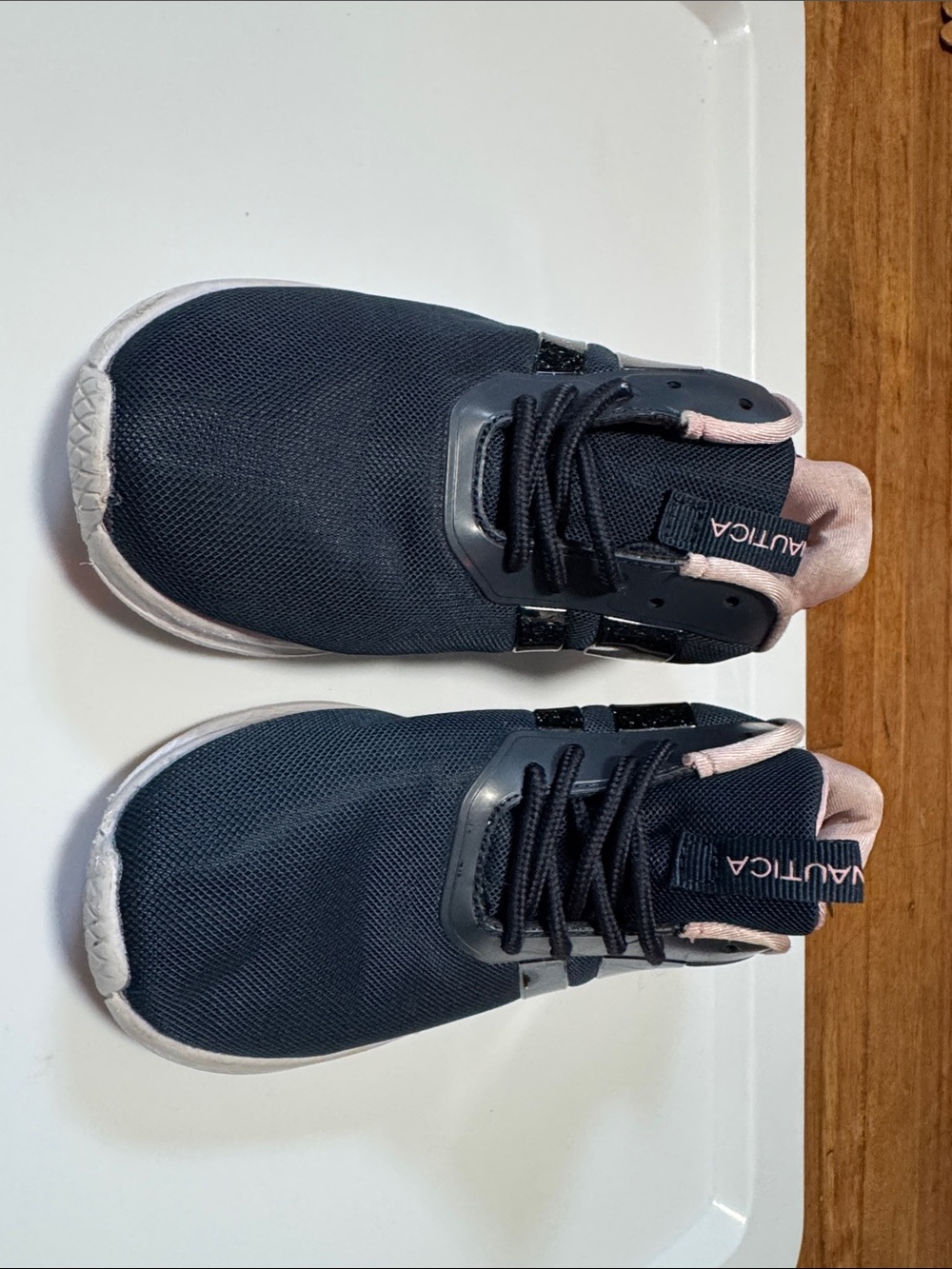 Nautica Navy and Pink Manalapin Girls Y
